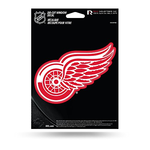Detroit Red Wings Die Cut Vinyl Decal - 5x7 Inch Weather Resistant Logo
