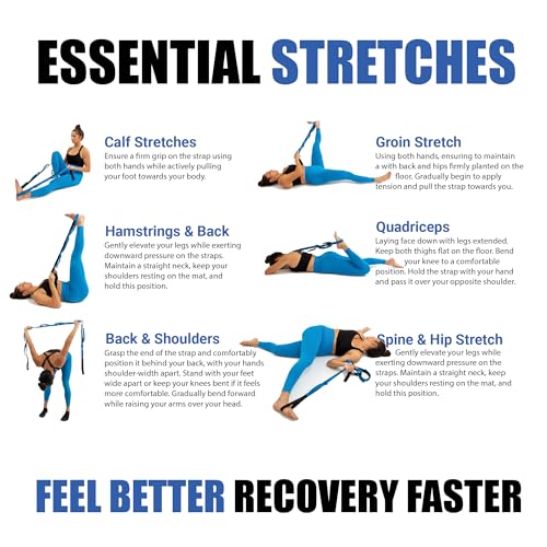 Ultra Stretch Strap for Physical Therapy and Exercise