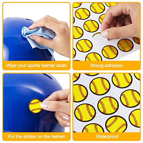 200 Pcs Softball Award Stickers - Self Adhesive Decals