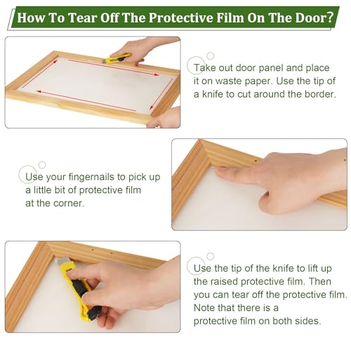 Outdoor Library Outdoor Book Box Storage Small Wooden Cabinet Little Literature Box for Neighborhoods Community and Schools Sharing Books, Flyers, Newspapers, Food and Art (A)