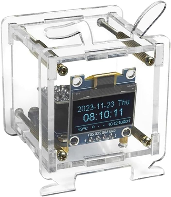 DIY ESP8266 Electronic Clock Kit with Weather Display - Complete Set
