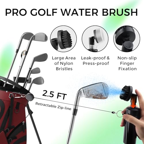 Golfupp 21-Piece Golf Essentials Kit: Brush, Towel, Tees Holder, Divot Repair Tool