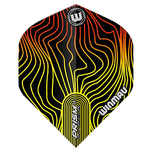 Dart Flights - WINMAU Prism Alpha Solar Design, 100 Micron, 3 Sets