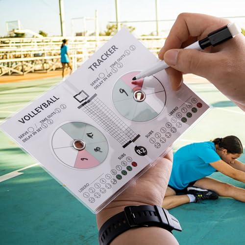 Volleyball Rotation Trackers - 2 Pack with Markers