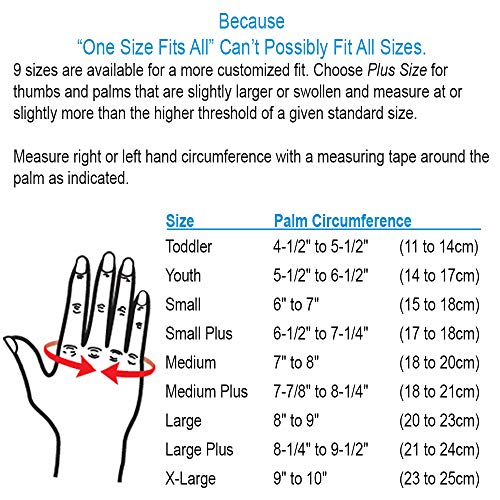 Comfort Cool Thumb CMC Restriction Splint, Right Small 6" to 7"