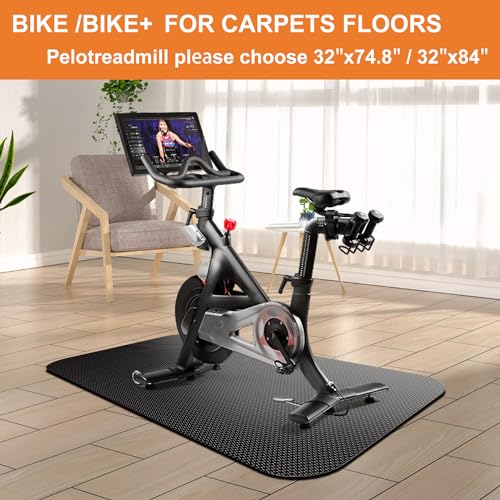 Exercise Bike Mat - Non-Slip Floor Protection for Treadmills