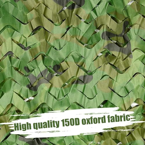 Camouflage Netting Roll - 4.9ft x 3.28ft Woodland Camo
