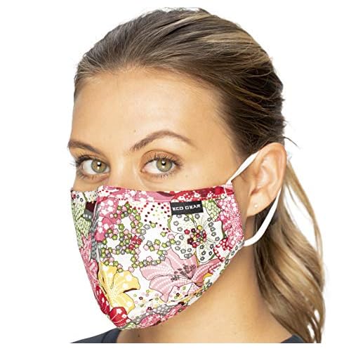 ECO-GEAR Anti Pollution Face Mask Particulate Respirator| Mask for Dust, Exhaust Gas, Smoke, Smog, Pollen and Fumes | Unisex Military Grade Washable Mouth Mask