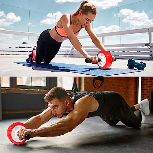 Ab Roller Wheel - 880 lbs Capacity, Portable Core Exercise Equipment
