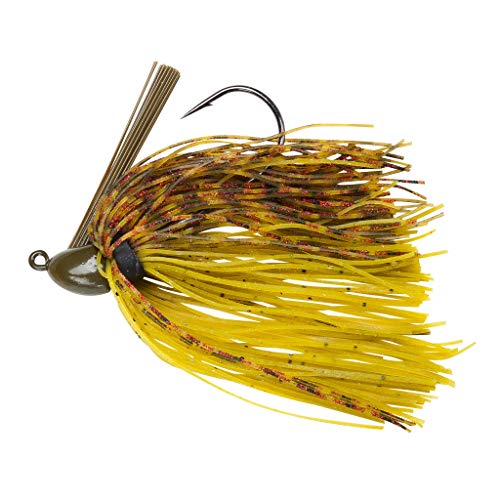 Baby Boo Jig Bass Fishing Lure with Weed Guard - Watermelon Red, 5/16 Oz