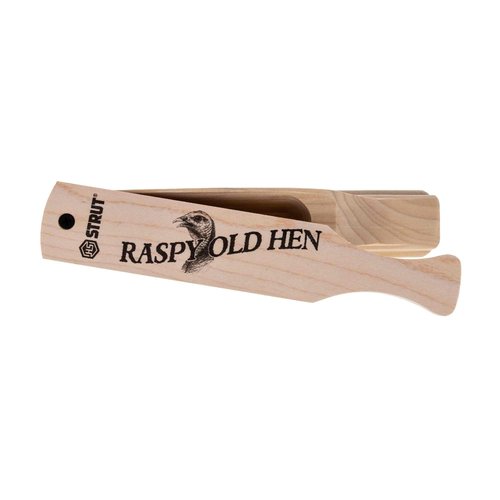 Hunters Specialties Raspy Old Hen Box Call - Native Hardwood Construction Wide Range of Realistic Turkey Sounds