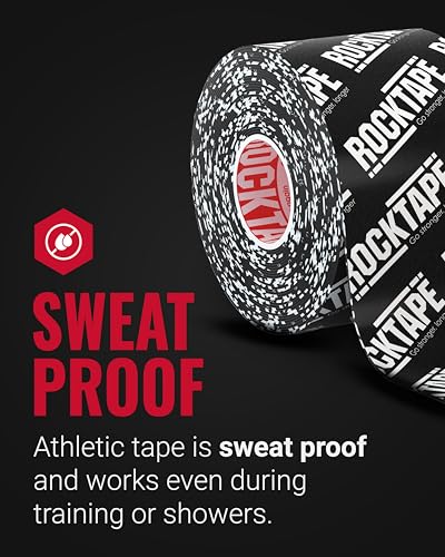 Extra Sticky Kinesiology Tape for Muscle Pain Relief - Water Resistant Athletic Tape