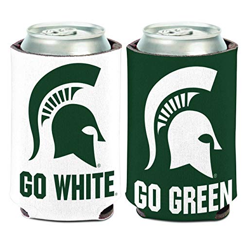 Michigan State Spartans 12 oz. Neoprene Can Cooler - Go Green/White