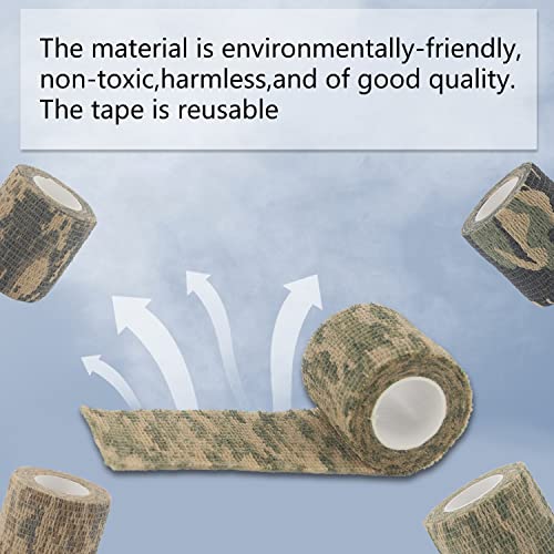 Self-Adhesive Camouflage Tape - 4 Pcs Military Camo Wrap
