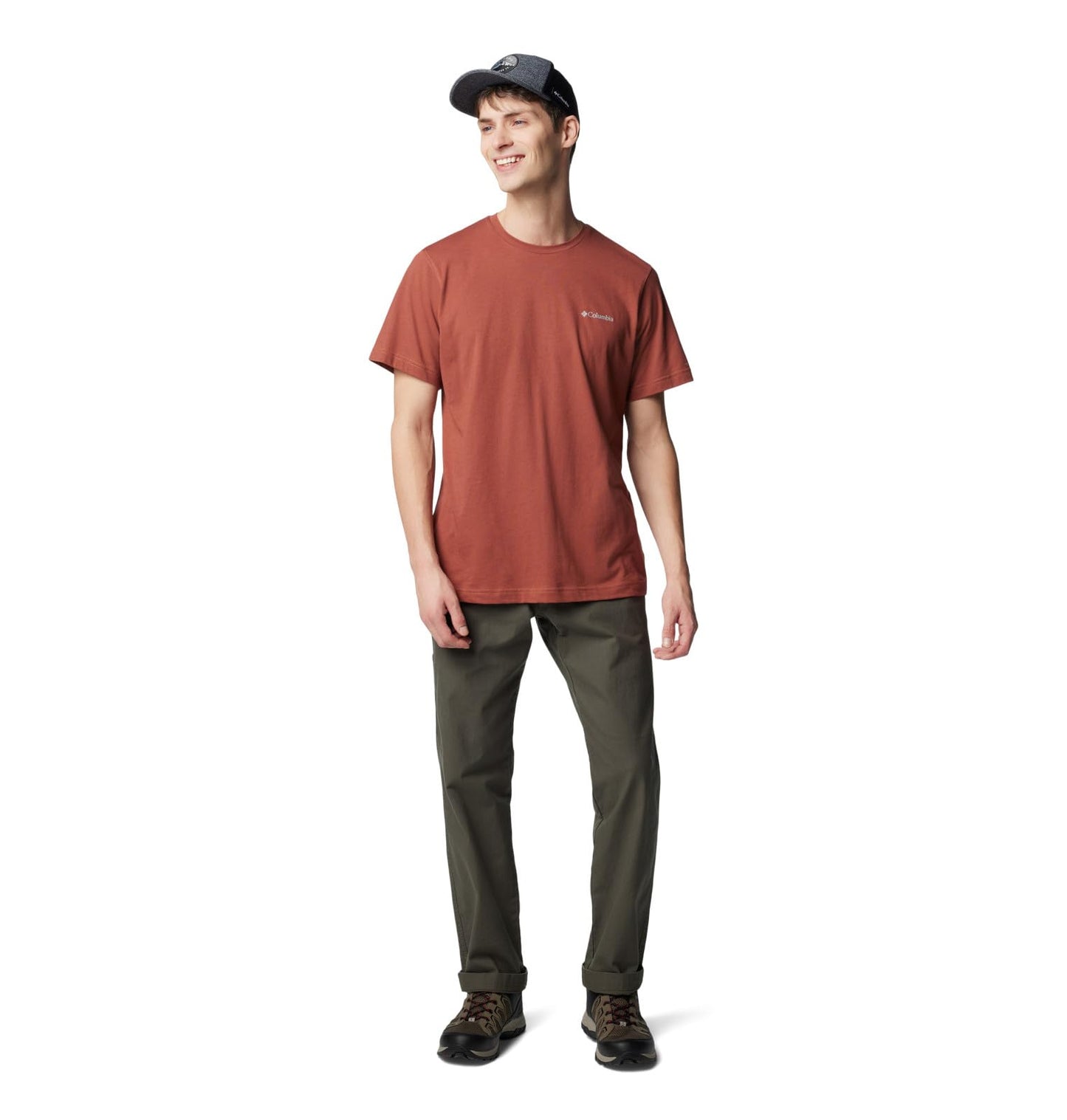 Columbia Men's Thistletown Hills Short Sleeve, Auburn Heather, 2X