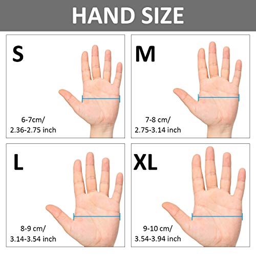 Archery Shooting Glove - Three Finger Leather Protective Gloves - Small