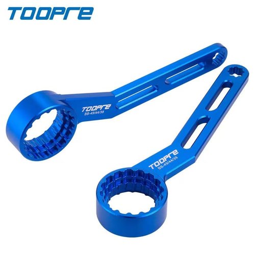 Cyclesavvy 6 in 1 Bike Bottom Bracket Extractor Tool for 12/16-Notch 39/41/44/46/49mm Sram External Cups Lockring and Crank Arm Cap Install Removal Dub External Bearing Cup Removal Install Wrench