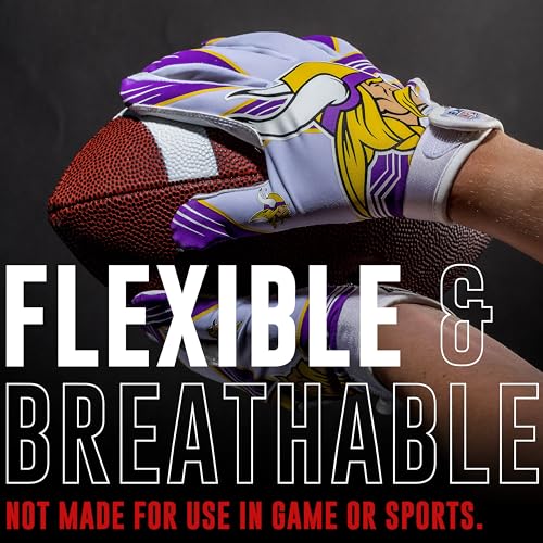 Youth NFL Team Football Receiver Gloves - Ultimate Fit & Grip