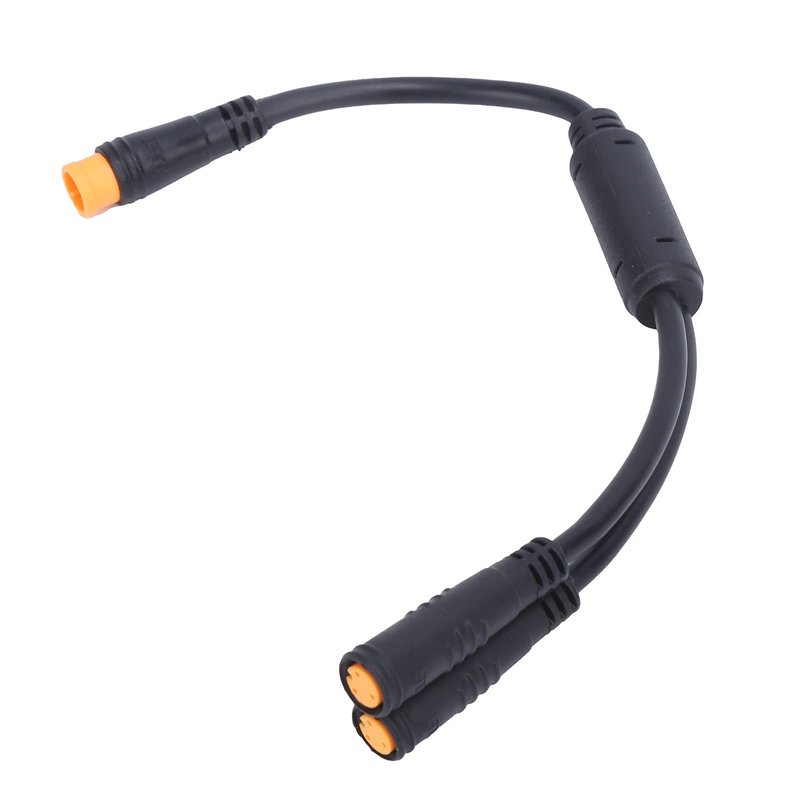 Alomejor Electric Scooter Y Splitter, High Current Capacity Compact Cable Adapter for Commuters Urban Travelers Riders