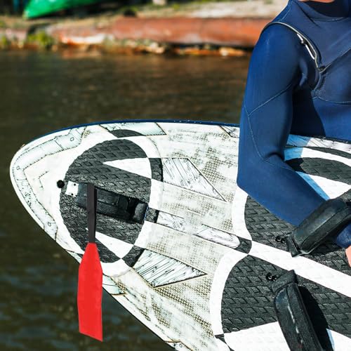 Kayak Safety Travel Flag - 2 Pcs Red Warning Flags Without Reflective Strips