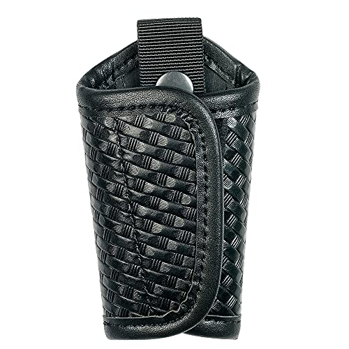 Taftacfr Silent Key Holder for Duty Belt – Basketweave Pouch, Law Enforcement
