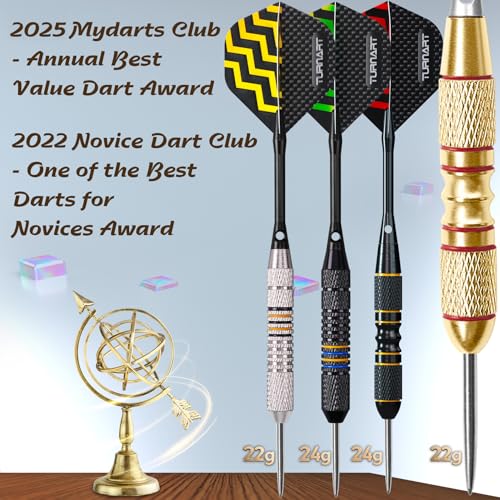 Professional Steel Tip Darts Set with 12 Darts & Stylish Case
