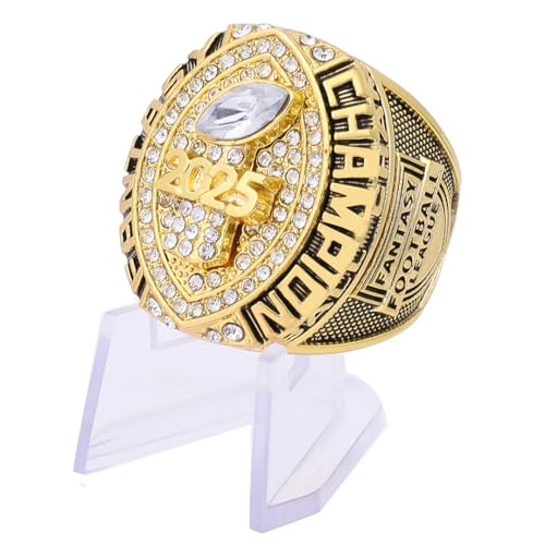 2025 Fantasy Football Championship Trophy Ring - FFL Winner Award