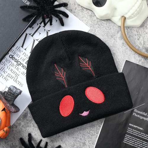 Mothman Beanie Hat for Women & Men - Silicherry Winter Cap