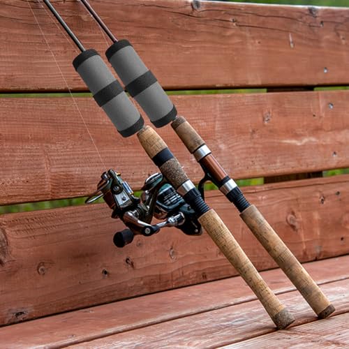 6 Pack Fishing Lure Covers - 4 Inch Hook Bait Protector Guards - Gray