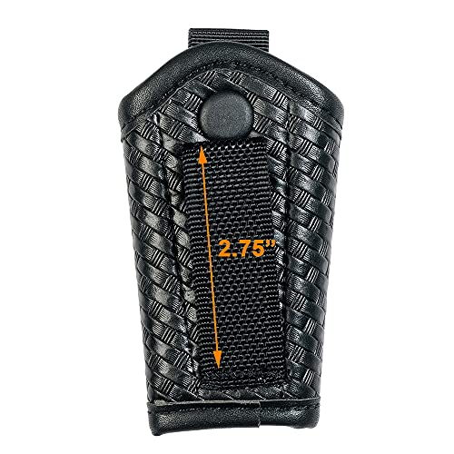 Taftacfr Silent Key Holder for Duty Belt – Basketweave Pouch, Law Enforcement