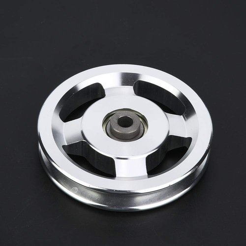 Alomejor Aluminum Alloy Bearing Pulley Wheel for Gym Equipment, Universal Fitness Accessory, 90mm and 115mm
