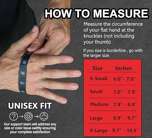 Ventilated Weight Lifting Gloves with Wrist Wraps - Black, Large