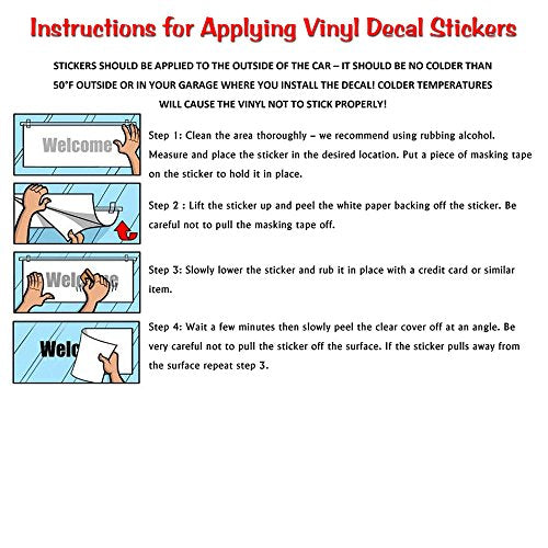 Funny Guns Bumper Sticker Decal - 6 Inch Gloss White