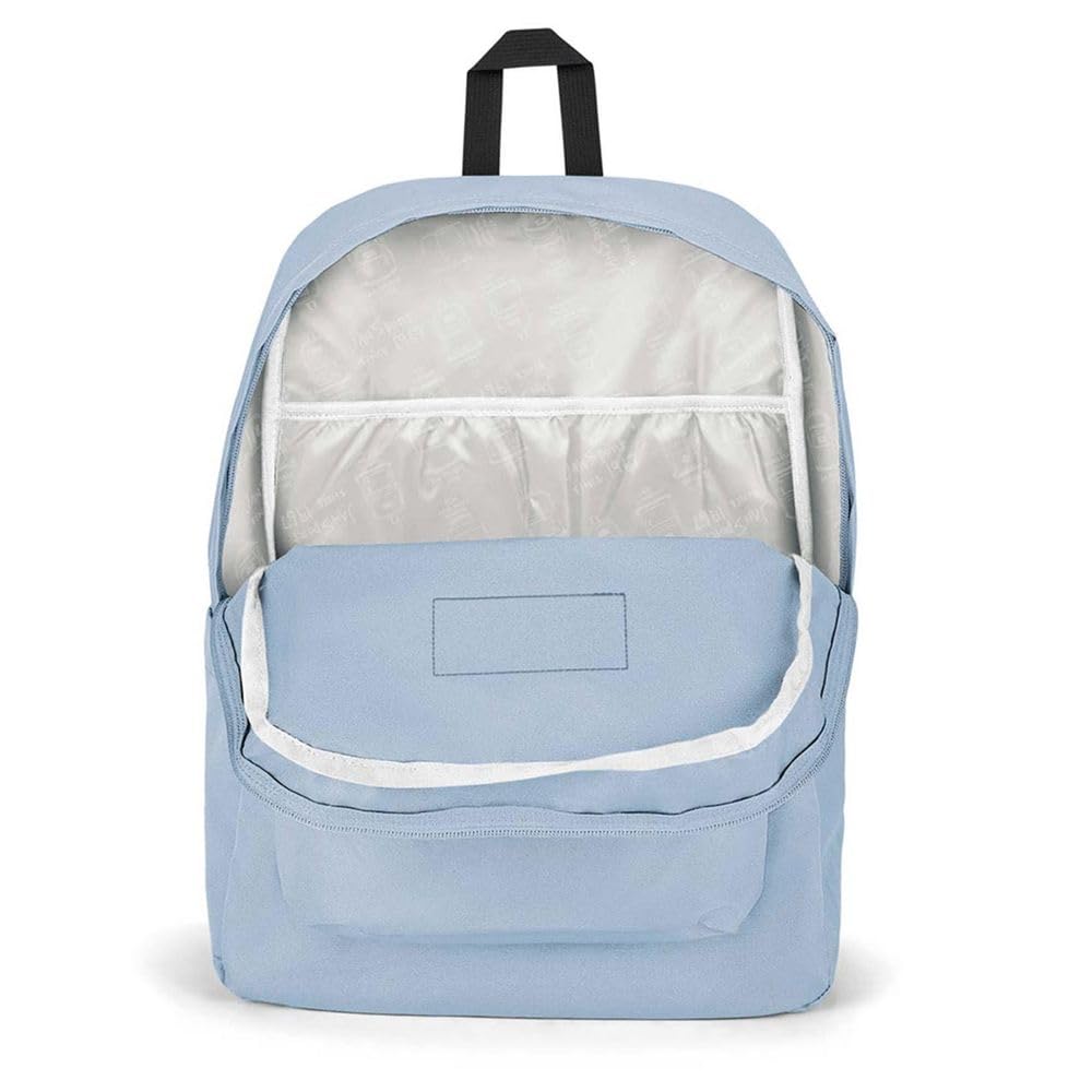JanSport SuperBreak Plus Backpack with Padded 15-inch Laptop Sleeve and Integrated Bottle Pocket - Spacious and Durable Daypack for Work and Travel - Blue Dusk