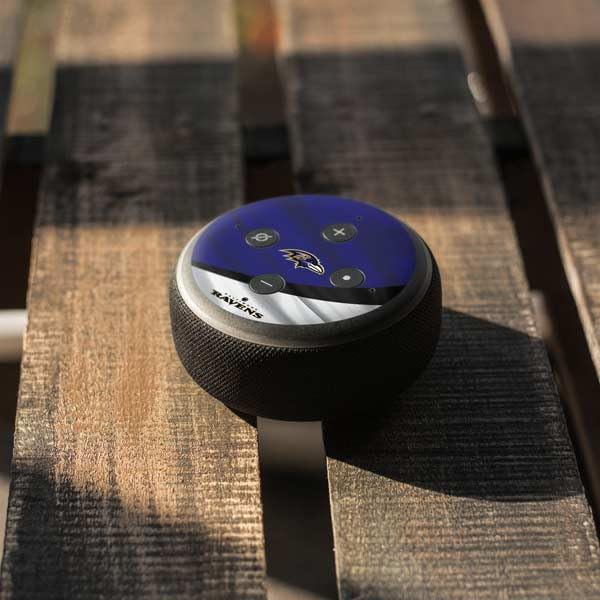NFL Baltimore Ravens Decal Skin for Amazon Echo Dot 3