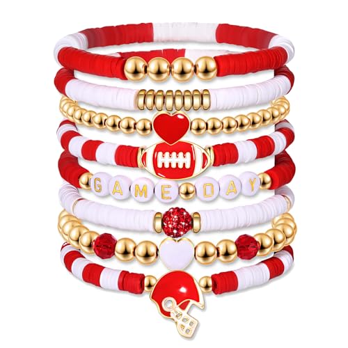 Clay Beaded Stretch Bracelets Set - Style E2 for Women