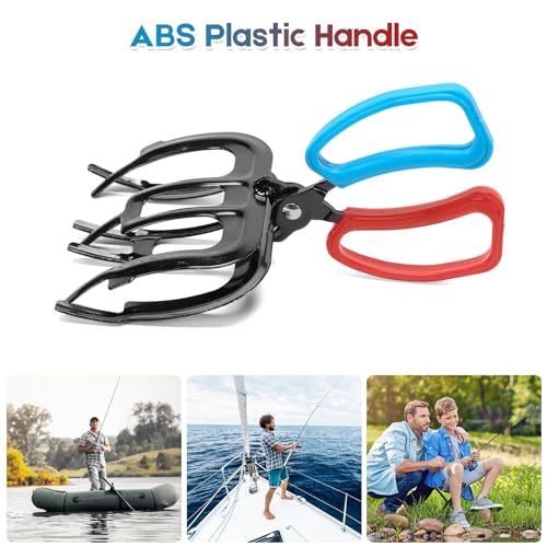 3-Claw Fish Gripper Tool - Durable Metal Fishing Pliers