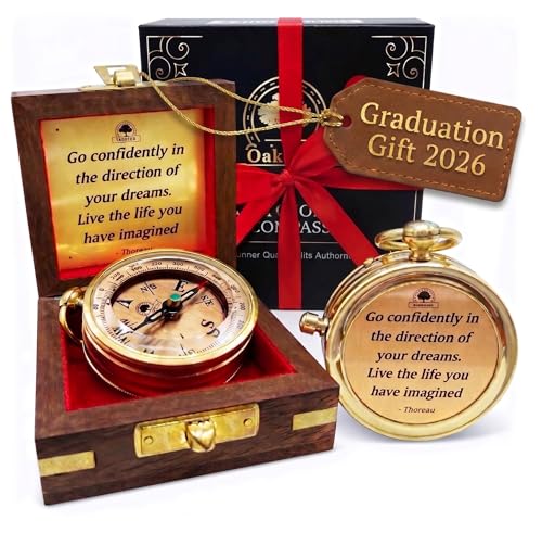 Dream Chaser Compass - Go Confidently Graduation Gift