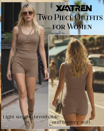 Women’s 2 Piece Cotton Workout Set - Comfortable & Stylish