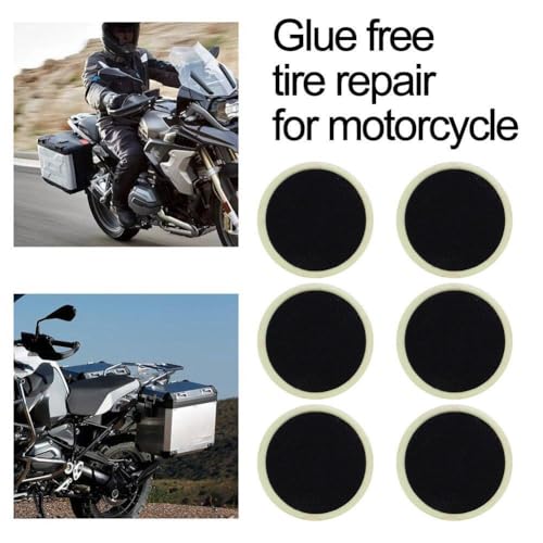 24-Piece Glueless Bike Tire Patch Kit for Road & Mountain Bicycles