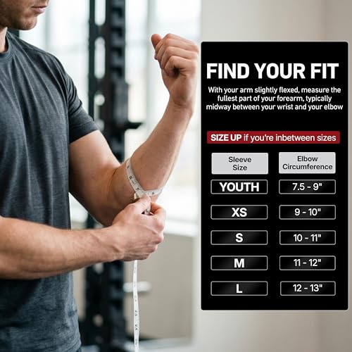 McDavid HEX Shooter Arm Sleeve Small Black Padded Compression Sports Support