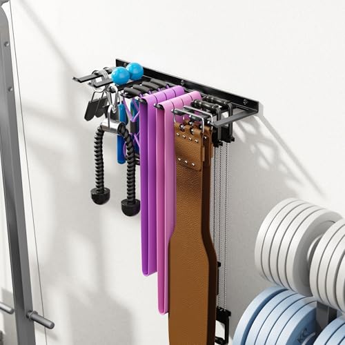 Wall-Mounted Gym Equipment Storage Rack - Medium Size