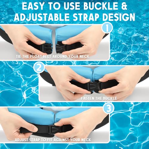 Float Swim Collar for Head and Neck Support - Blue / X-Large
