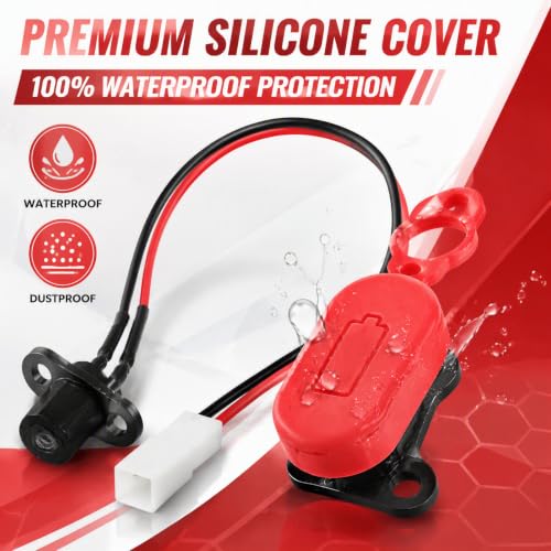 Silicone Charging Port Cover for Electric Scooter - Waterproof Protection