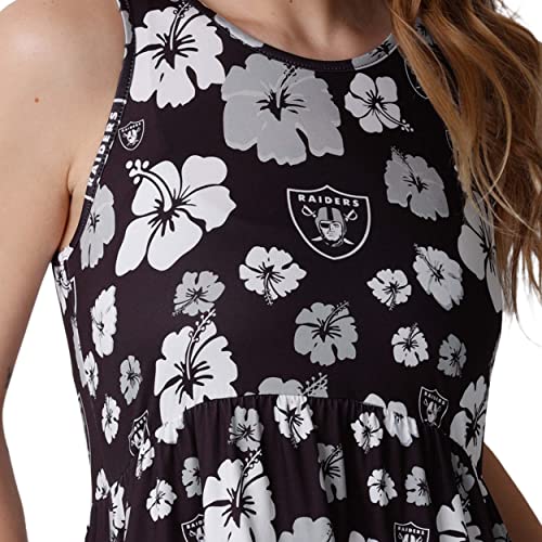 Las Vegas Raiders Women's Floral Sundress - Small