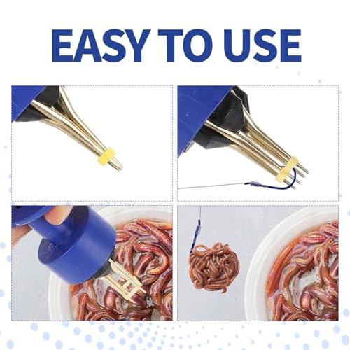 Fishing Pellet Bander Tool Set with 500 Rubber Bands