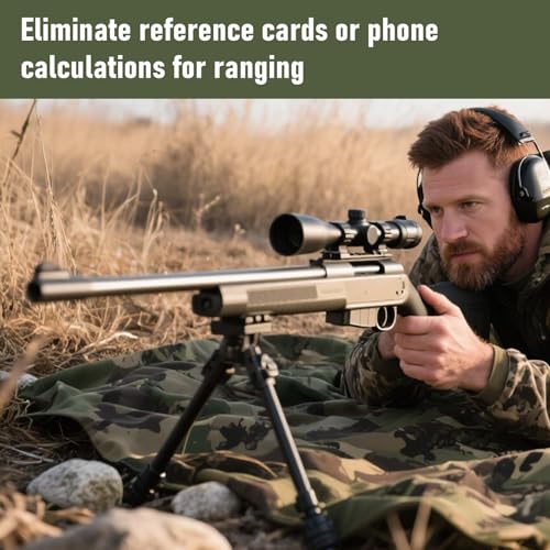 Rifle Scope Turret Dope Stickers - 370 Yardage Labels - 10 Pack