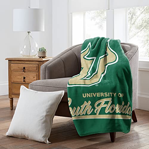 NCAA South Florida Bulls Raschel Throw Blanket - 50" x 60"