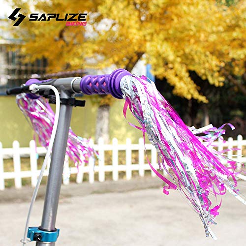 SAPLIZE Kids Bike Handlebar Grips, Shorter Length(4.13"), for Girls