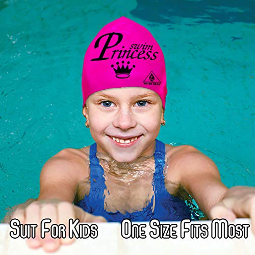 Latex Swim Cap for Girls with Long Hair - Swim Princess